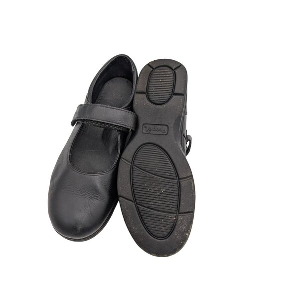 Propet Women 8.5 MSapphire Mary Jane Shoes Black Leather Slip On Shock Absorber - Picture 8 of 10